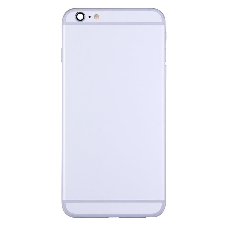 Full Housing Back Cover with Power Button & Volume Button Flex Cable for iPhone 6 Plus(Silver) - iPhone 6/6 Plus Parts by PMC TechLife | Online Shopping South Africa | PMC TechLife