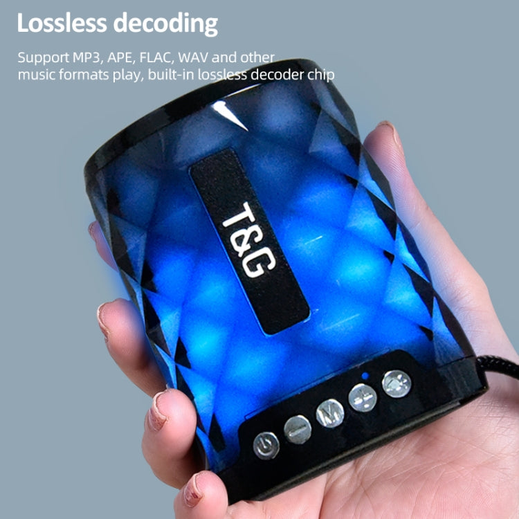 T&G TG155 Bluetooth 4.2 Mini Portable Wireless Bluetooth Speaker with Colorful Lights(Red) - Mini Speaker by T&G | Online Shopping South Africa | PMC TechLife | Buy Now Pay Later Mobicred