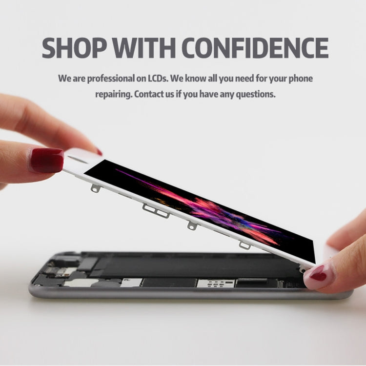 Original LCD Screen for iPhone 7 with Digitizer Full Assembly (Black) - free shipping - PMC TechLife - Order now!