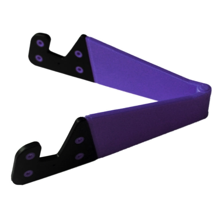 V Shape Universal Mobile Phone Tablet Bracket Holder (Purple) - Desktop Holder by PMC TechLife | Online Shopping South Africa | PMC TechLife
