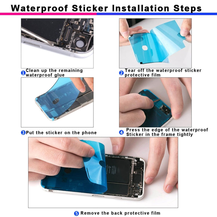 100 PCS LCD Frame Bezel Waterproof Adhesive Stickers for iPhone 7 - Others by PMC TechLife | Online Shopping South Africa | PMC TechLife