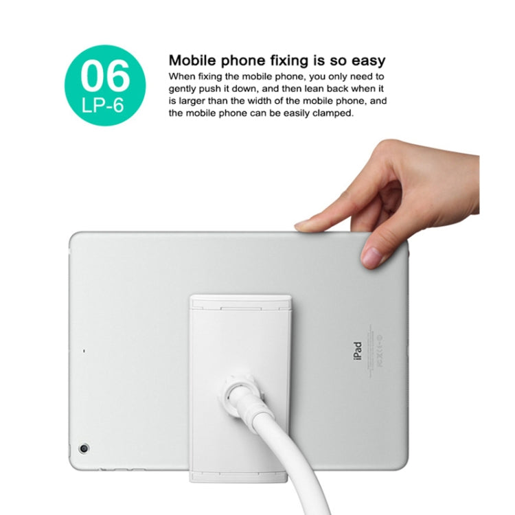 UBN-20 Universal 360 Degrees Rotating Detachable Three-stage Lazy Bracket Mobile Phone / Tablet Desktop Bracket (Grey) - Desktop Holder by PMC TechLife | Online Shopping South Africa | PMC TechLife