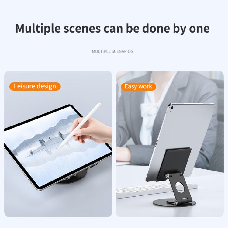 L04 Height / Angle Adjustable Full Metal Folding Laptop Holder For Laptops Below 17.3 inch (Black) - MacBook Holder by PMC TechLife | Online Shopping South Africa | PMC TechLife