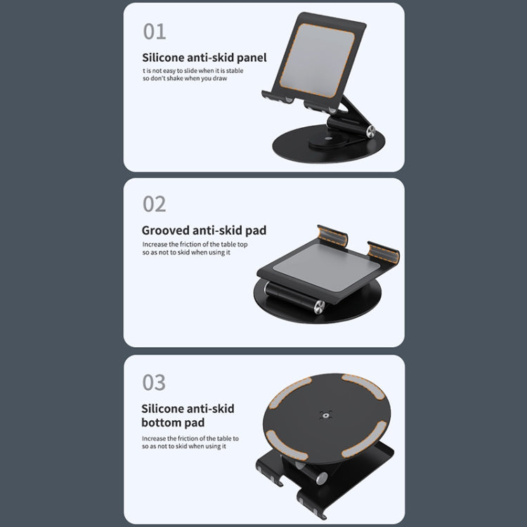 L04 Height / Angle Adjustable Full Metal Folding Laptop Holder For Laptops Below 17.3 inch (Silver) - free shipping - PMC TechLife - Order now!