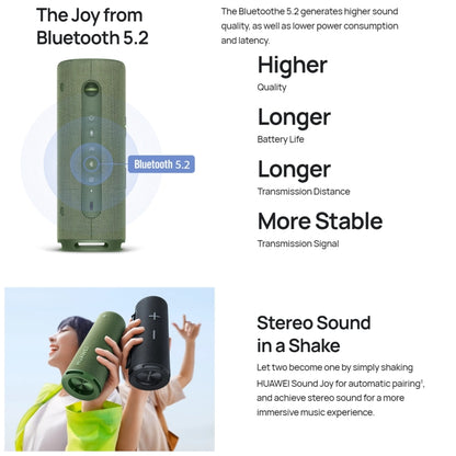 Huawei Sound Joy Portable Smart Speaker Shocking Sound Devialet Bluetooth Wireless Speaker (Obsidian Black) - Desktop Speaker by Huawei | Online Shopping South Africa | PMC Jewellery