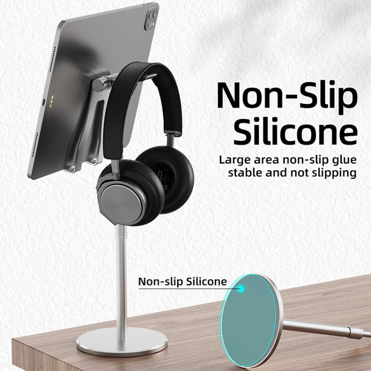 R-JUST PB03 Lifting / Angle Adjustable Multi-function Headset / Tablet / Mobile Phone Holder, Suitable for Devices Under 12.9 inch - Desktop Holder by R-JUST | Online Shopping South Africa | PMC Jewellery