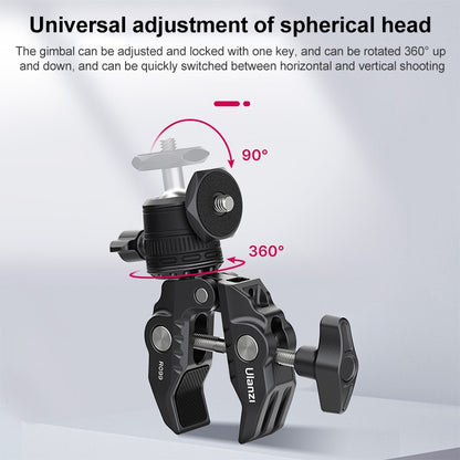 Ulanzi R099 Camera Super Clamp Magic Arm with 360 Degree Adjustable Mini Ball Head - Tripod Heads by Ulanzi | Online Shopping South Africa | PMC Jewellery