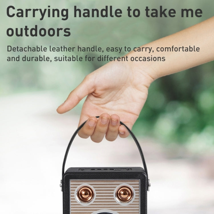 Handheld Wireless Bluetooth Speaker (Black) - Desktop Speaker by PMC TechLife | Online Shopping South Africa | PMC TechLife