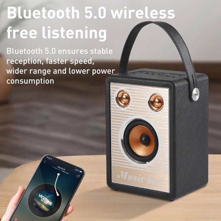 Handheld Wireless Bluetooth Speaker (Black) - Desktop Speaker by PMC TechLife | Online Shopping South Africa | PMC TechLife