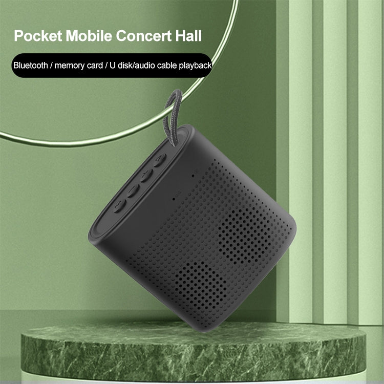EBS-037 Portable Outdoor Card Mini Wireless Bluetooth Speaker(Black) - Mini Speaker by PMC TechLife | Online Shopping South Africa | PMC TechLife