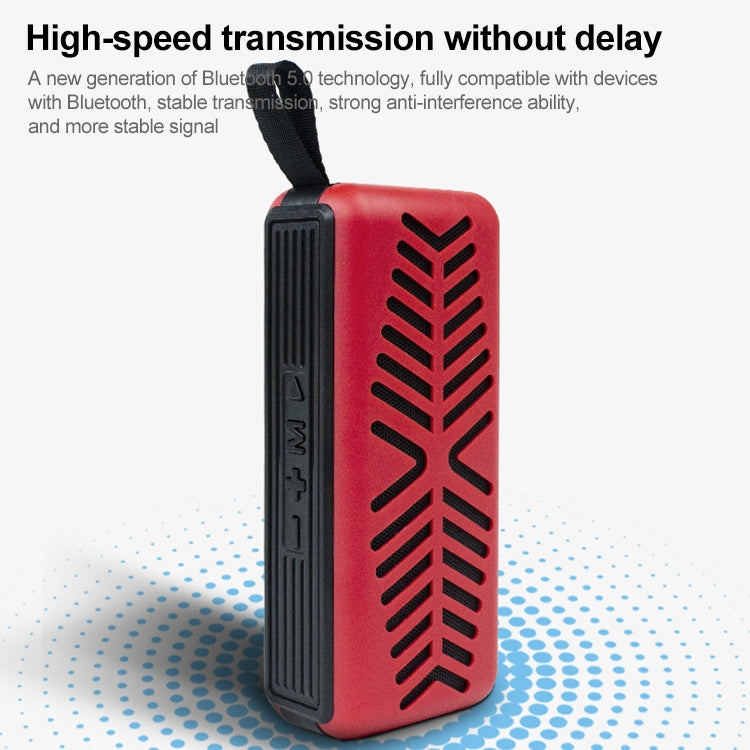 EBS-039 Portable Retro Card Single Speaker Mini Wireless Bluetooth Speaker (Blue) - Mini Speaker by PMC TechLife | Online Shopping South Africa | PMC TechLife