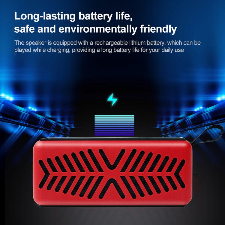 EBS-039 Portable Retro Card Single Speaker Mini Wireless Bluetooth Speaker (Blue) - Mini Speaker by PMC TechLife | Online Shopping South Africa | PMC TechLife