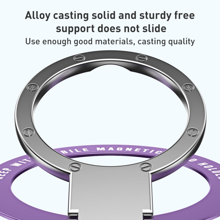 Ultra-thin Metal Phone Holder (White) - Ring Holder by PMC TechLife | Online Shopping South Africa | PMC TechLife