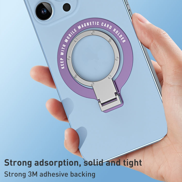 Ultra-thin Metal Phone Holder (Blue) - Ring Holder by PMC TechLife | Online Shopping South Africa | PMC TechLife