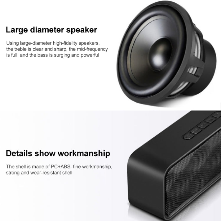 SC211 Pro Outdoor Multi-function Card Wireless Bluetooth Speaker Standard Edition (Black) - Desktop Speaker by PMC TechLife | Online Shopping South Africa | PMC TechLife