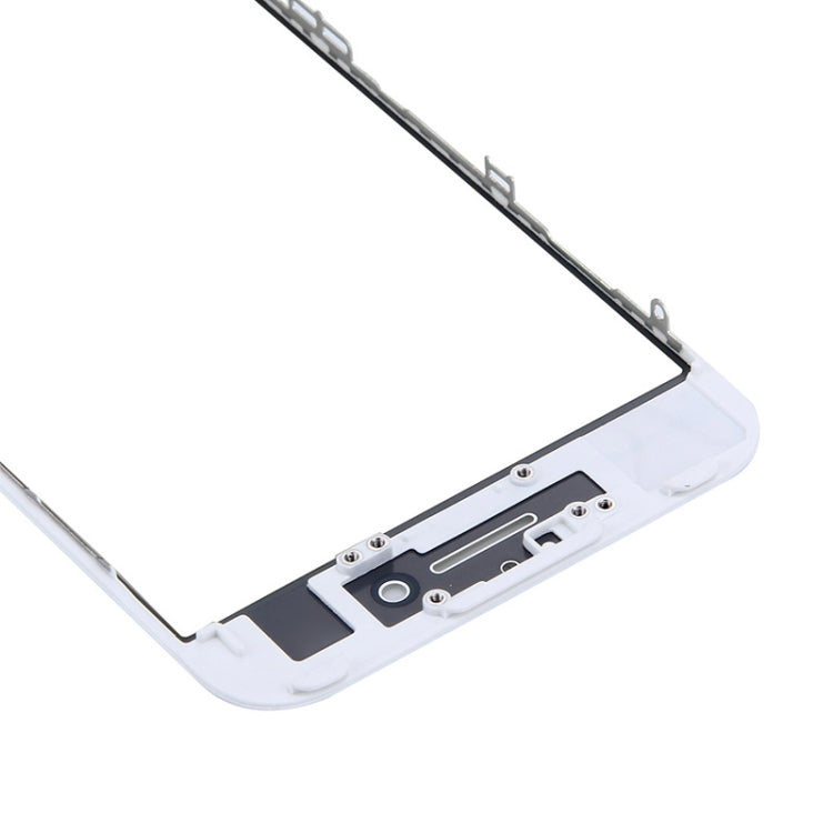 Front Screen Outer Glass Lens with Front LCD Screen Bezel Frame for iPhone 7 (White) - Glass Lens by PMC Jewellery | Online Shopping South Africa | PMC Jewellery