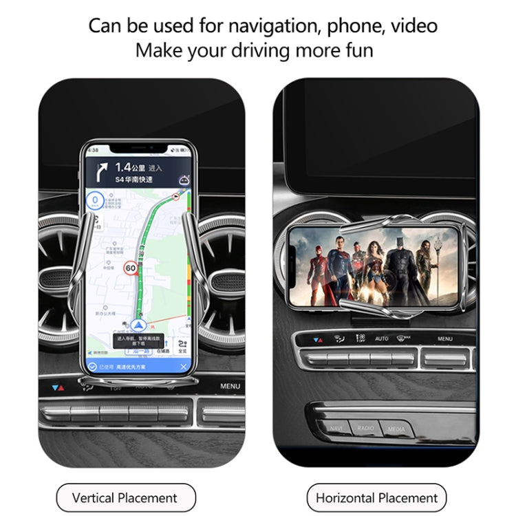 WK WP-U205 15W Vanguard Series Transcendent Wireless Charging Car Holder (Black) - Wireless Charger Holders by WK | Online Shopping South Africa | PMC TechLife | Buy Now Pay Later Mobicred