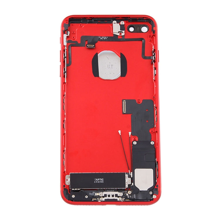 for iPhone 7 Plus Battery Back Cover Assembly with Card Tray(Red) - Back Cover by PMC TechLife | Online Shopping South Africa | PMC TechLife