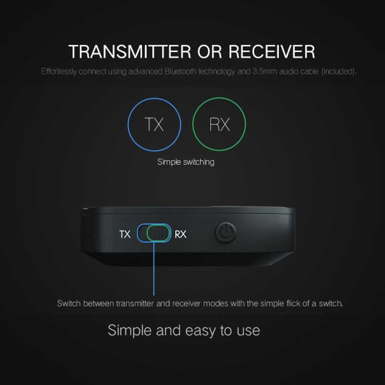 KN319 Wireless Audio 2 in 1 Bluetooth 4.2 Receiver & Transmitter Adapter - Audio Receiver Transmitter by PMC Jewellery | Online Shopping South Africa | PMC Jewellery | Buy Now Pay Later Mobicred