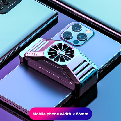 ROCK i100 Stretchable Semiconductor Cooling Mobile Phone Radiator for Phones Below 86mm Width, with Colorful Lighting - Cooling Fan Radiator by ROCK | Online Shopping South Africa | PMC Jewellery