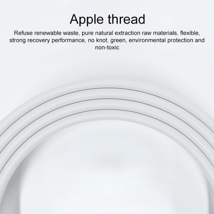 IVON CA70 8 Pin Fast Charging Data Cable, Length: 3m (White) - Normal Style Cable by IVON | Online Shopping South Africa | PMC TechLife