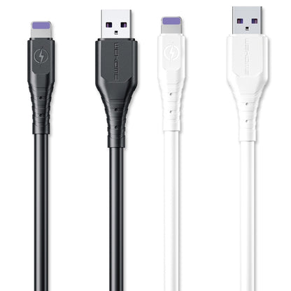 WK WDC-152 6A 8 Pin Fast Charging Data Cable, Length: 2m (Black) - Normal Style Cable by WK | Online Shopping South Africa | PMC Jewellery