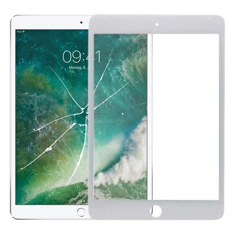 Front Screen Outer Glass Lens for iPad Mini 5 A2124 A2126 A2133 (White) - 10.5 inch by PMC Jewellery | Online Shopping South Africa | PMC Jewellery