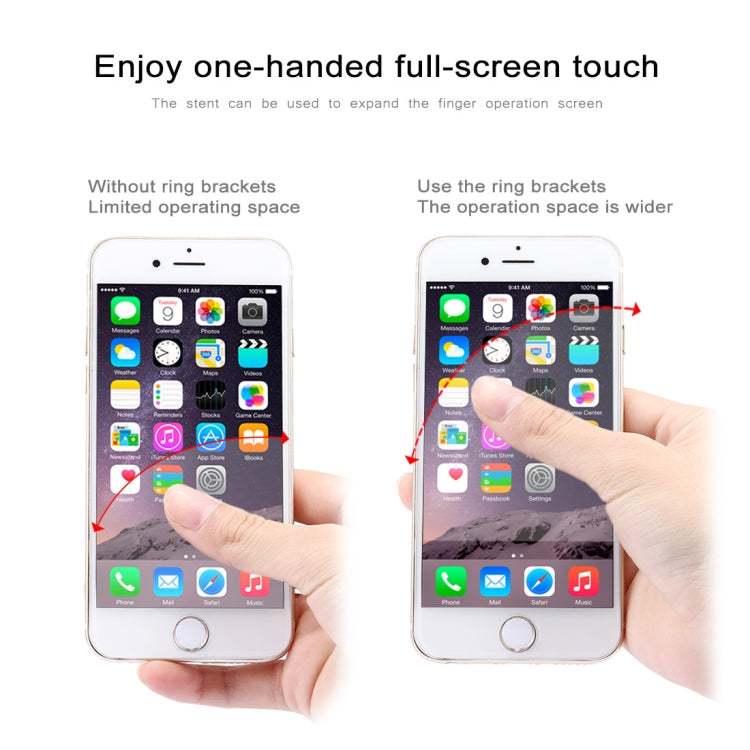 CPS-016 Universal Finger Strap Grip Self Holder Mobile Phone Stand(Rose Gold) - Ring Holder by PMC TechLife | Online Shopping South Africa | PMC TechLife