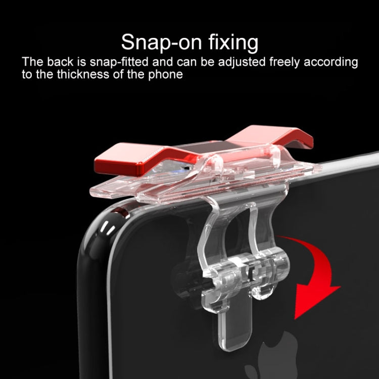 E9 Electroplating Design Press Eat Chicken Mobile Phone Trigger Shooting Controller Button Handle - Handle Shooter by PMC TechLife | Online Shopping South Africa | PMC TechLife