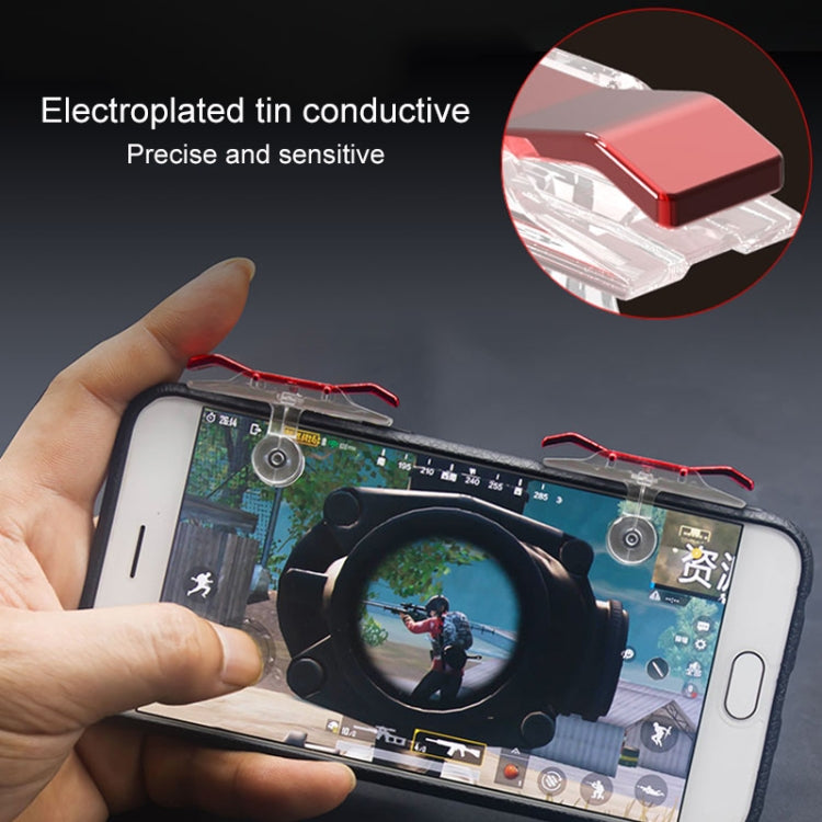 E9 Electroplating Design Press Eat Chicken Mobile Phone Trigger Shooting Controller Button Handle - Handle Shooter by PMC TechLife | Online Shopping South Africa | PMC TechLife