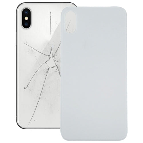 Glass Battery Back Cover for iPhone XS Max(White) - Back Cover by PMC TechLife | Online Shopping South Africa | PMC TechLife | Buy Now Pay Later Mobicred