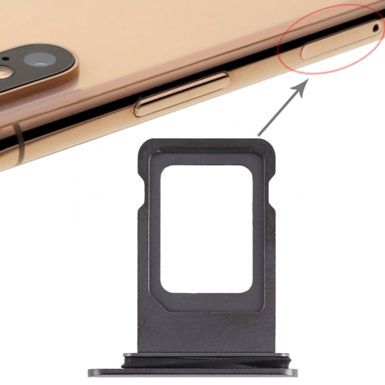 SIM Card Tray for iPhone XS Max (Single SIM Card)(Black) - Others by PMC TechLife | Online Shopping South Africa | PMC TechLife