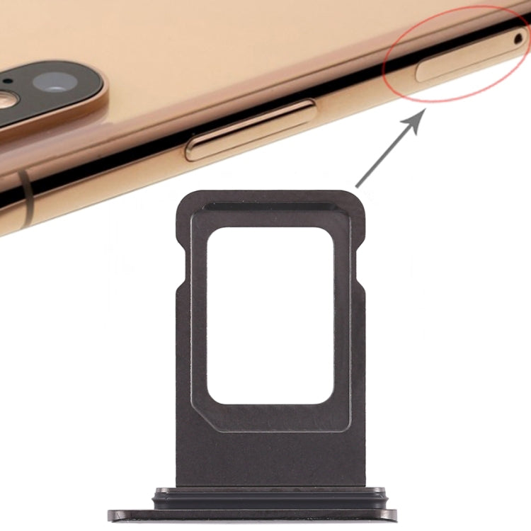 Double SIM Card Tray for iPhone XS Max (Double SIM Card)(Black) - Others by PMC TechLife | Online Shopping South Africa | PMC TechLife