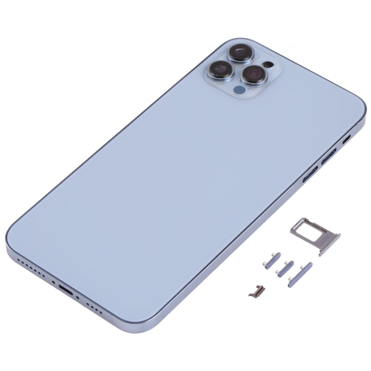 Back Housing Cover with Appearance Imitation of iP13 Pro Max for iPhone XS Max(Blue) - Back Cover by PMC TechLife | Online Shopping South Africa | PMC TechLife