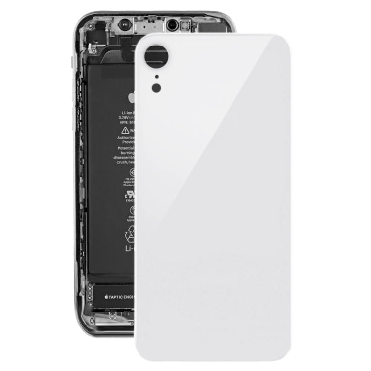 Back Cover with Adhesive for iPhone XR(White) - Back Cover by PMC TechLife | Online Shopping South Africa | PMC TechLife