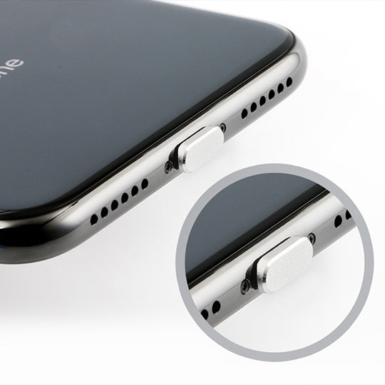 2pcs Universal 8 Pin Charging Port Metal Anti-Dust Plug for iPhone(Red) - Anti-dust & Ear Caps by PMC TechLife | Online Shopping South Africa | PMC TechLife