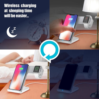 F11 Vertical Magnetic Wireless Charger for QI Charging Standard Mobile Phones & Apple Watch Series (Black) -  by PMC Jewellery | Online Shopping South Africa | PMC Jewellery