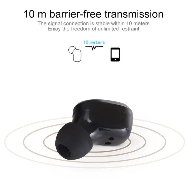TI8S TWS Dazzling Wireless Stereo Bluetooth 5.0 Earphones with Charging Case(Black) - TWS Earphone by PMC TechLife | Online Shopping South Africa | PMC TechLife