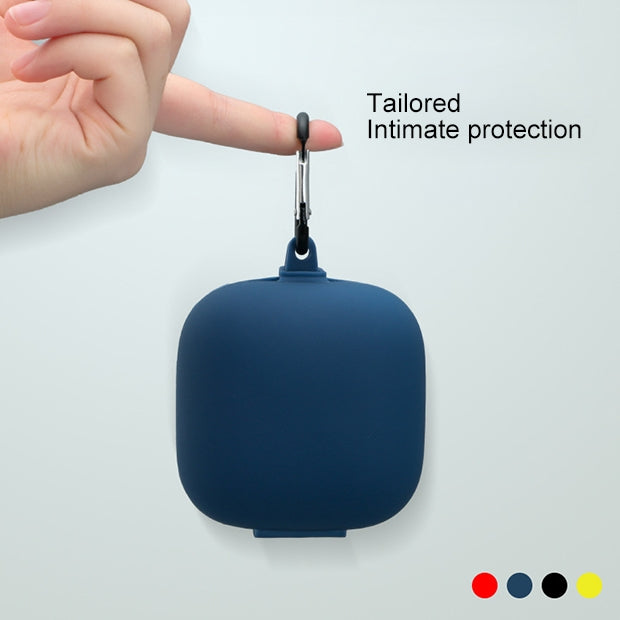 Solid Color Silicone Wireless Bluetooth Earphone Protective Case for Beats Powerbeats Pro(Gray Blue) - Other Case by PMC TechLife | Online Shopping South Africa | PMC TechLife