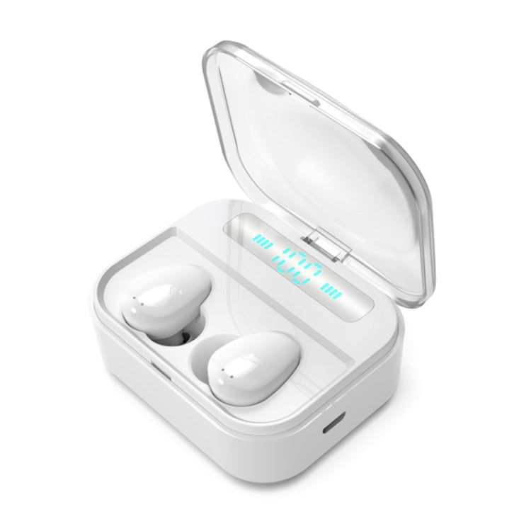 X7 TWS V5.0 Binaural Wireless Stereo Bluetooth Headset with Charging Case and Digital Display(White) - TWS Earphone by PMC Jewellery | Online Shopping South Africa | PMC Jewellery