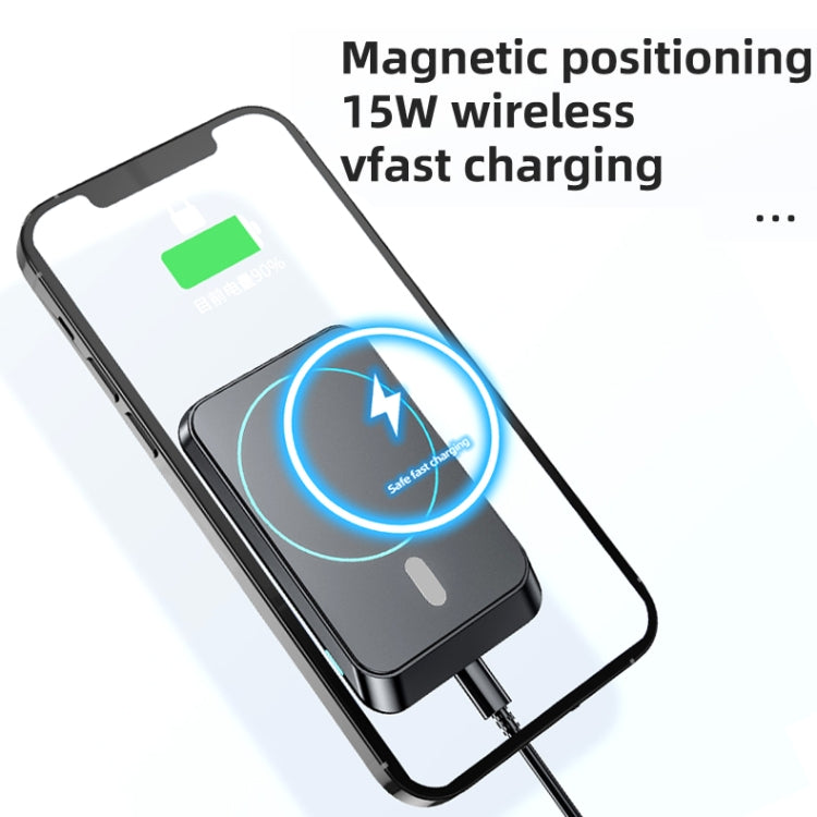 JJT-969 15W Max Output Magnetic Car Air Outlet Bracket Wireless Charger(White) - Wireless Charger Holders by PMC Jewellery | Online Shopping South Africa | PMC Jewellery