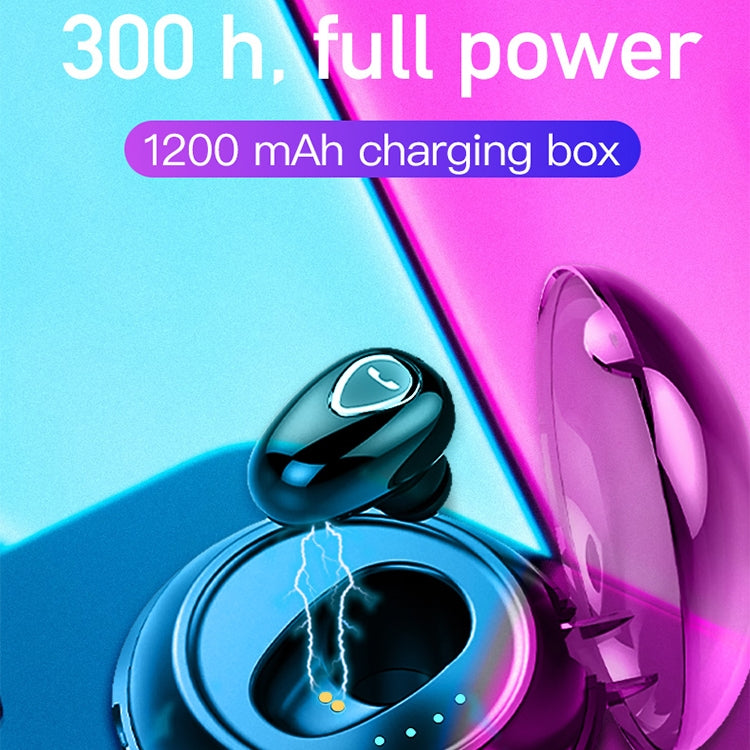 YX01 Sweatproof Bluetooth 4.1 Wireless Bluetooth Earphone with Charging Box, Support Memory Connection & HD Call(Black) - Bluetooth Earphone by PMC TechLife | Online Shopping South Africa | PMC TechLife