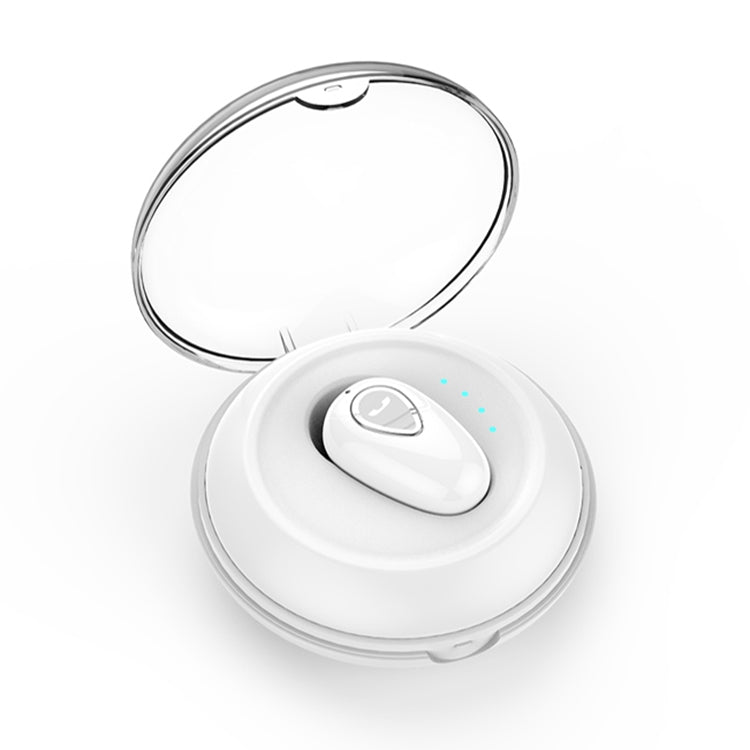 YX01 Sweatproof Bluetooth 4.1 Wireless Bluetooth Earphone with Charging Box, Support Memory Connection & HD Call(White) - Bluetooth Earphone by PMC Jewellery | Online Shopping South Africa | PMC Jewellery