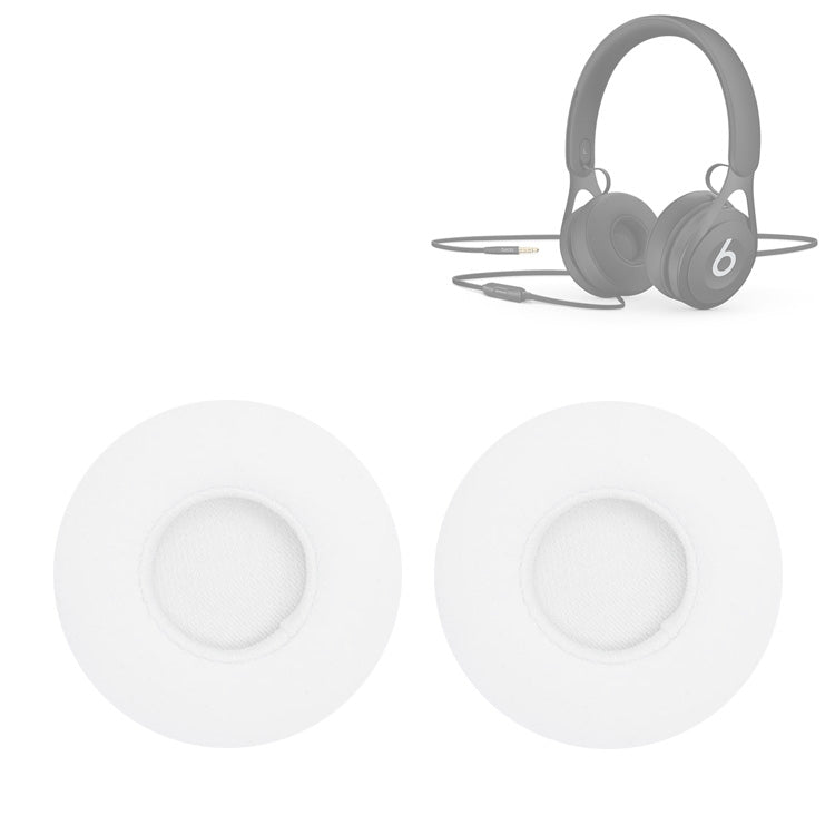 2 PCS For Beats EP Wired Headset Ear-cap Sponge Earmuffs(White) - Earmuff & Pad by PMC TechLife | Online Shopping South Africa | PMC TechLife
