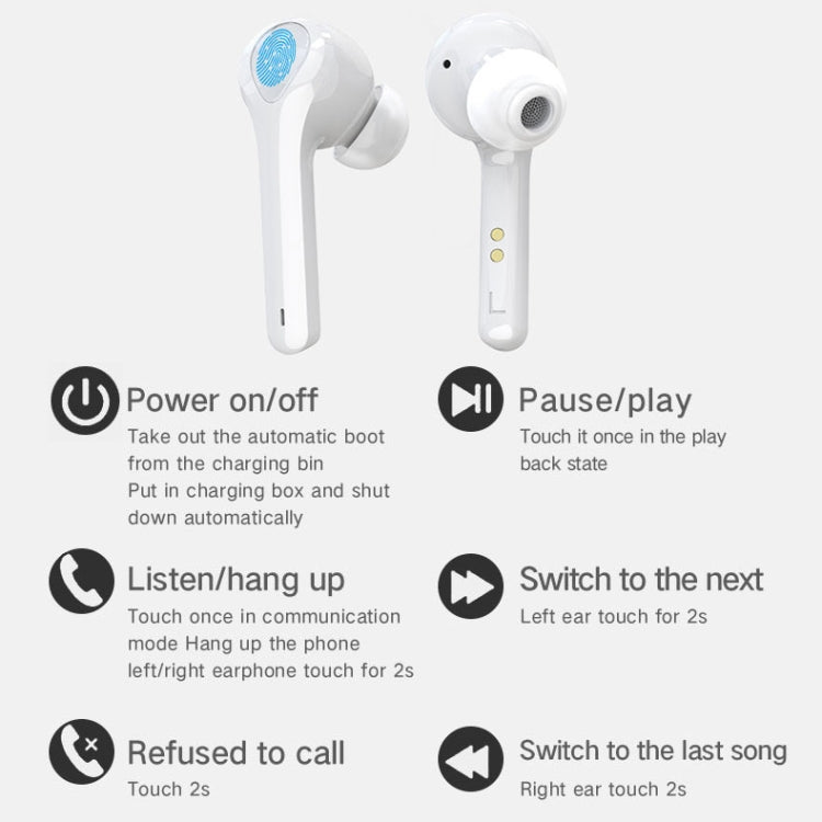 G9 Bluetooth 5.0 HIFI 3D Stereo Wireless Earphone(Black) - Bluetooth Earphone by PMC TechLife | Online Shopping South Africa | PMC TechLife