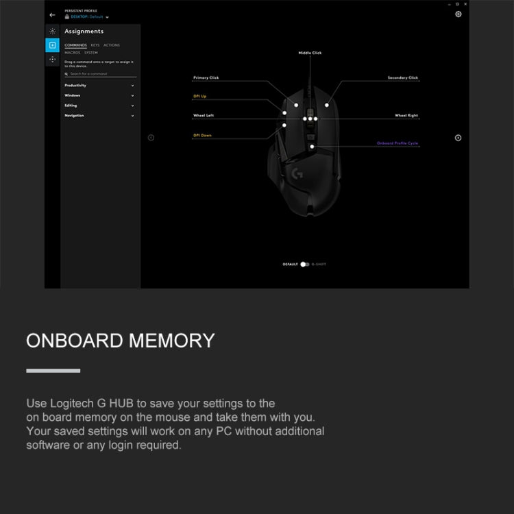 Logitech G502 HERO Wired Gaming Mouse with 11 Buttons, Length: 2.1m - free shipping - PMC TechLife - Order now!