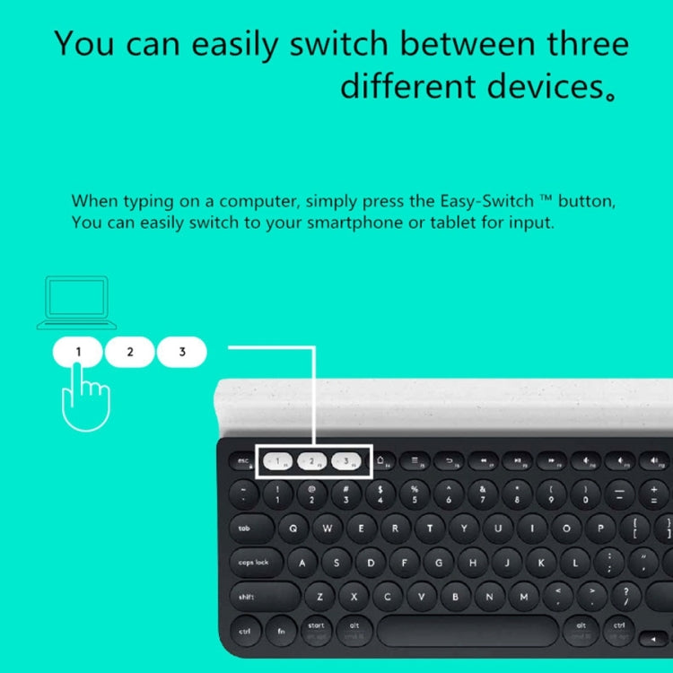 Logitech K780 Multi-device Bluetooth + Unifying Dual Mode Wireless Keyboard with Stand (Black) - free shipping - PMC TechLife - Order now!
