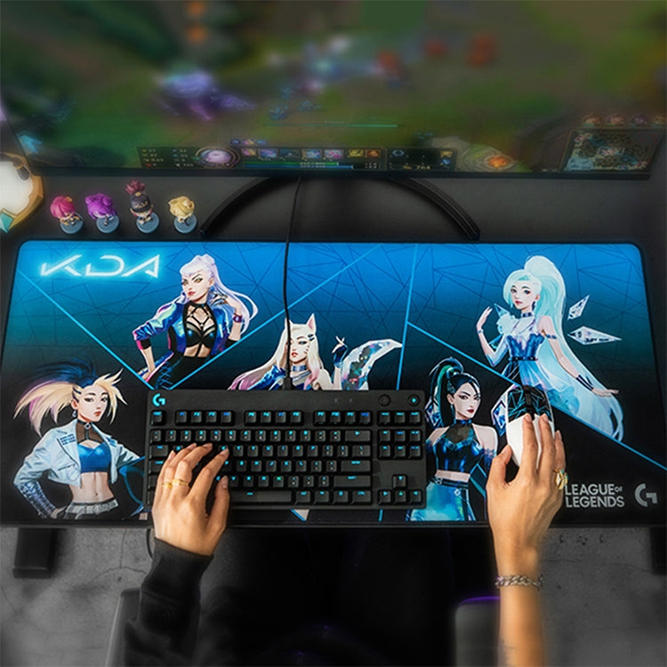 Logitech G840 KDA Gaming Keyboard Mouse Pad Table Mat, Size: 900x400x3mm - Mouse Pads by Logitech | Online Shopping South Africa | PMC Jewellery | Buy Now Pay Later Mobicred