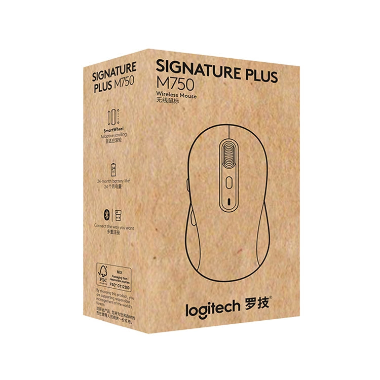 Logitech M750 2000DPI 2.4GHz Wireless Bluetooth Dual Mode Mouse (Pink) - Wireless Mice by Logitech | Online Shopping South Africa | PMC Jewellery | Buy Now Pay Later Mobicred