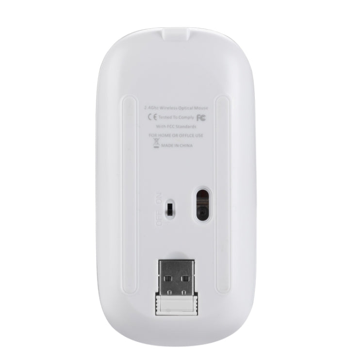HXSJ M80 2.4GHz Wireless 1600DPI Three-speed Adjustable Optical Mute Mouse (Gold) - free shipping - PMC TechLife - Order now!